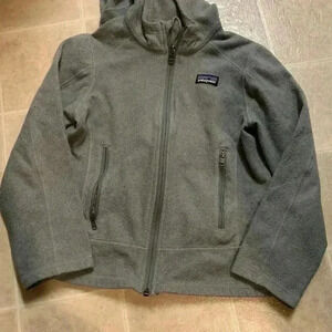 Patagonia Kids Gray Fleece Jacket